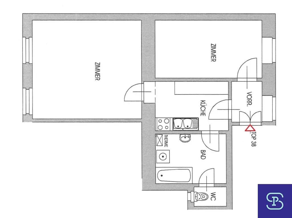 2-Zimmer-Wohnung mieten in Wien – 57 m², € 872 – Bild 12 von 12