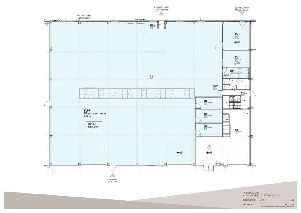 Gewerbeimmobilie mieten in Wiener Neustadt Land – 1 105 m², € 6.813 – Bild 6 von 6