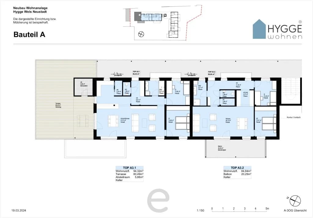 3-Zimmer-Wohnung kaufen in Wels – 94,32 m², € 746.100 – Bild 16 von 19