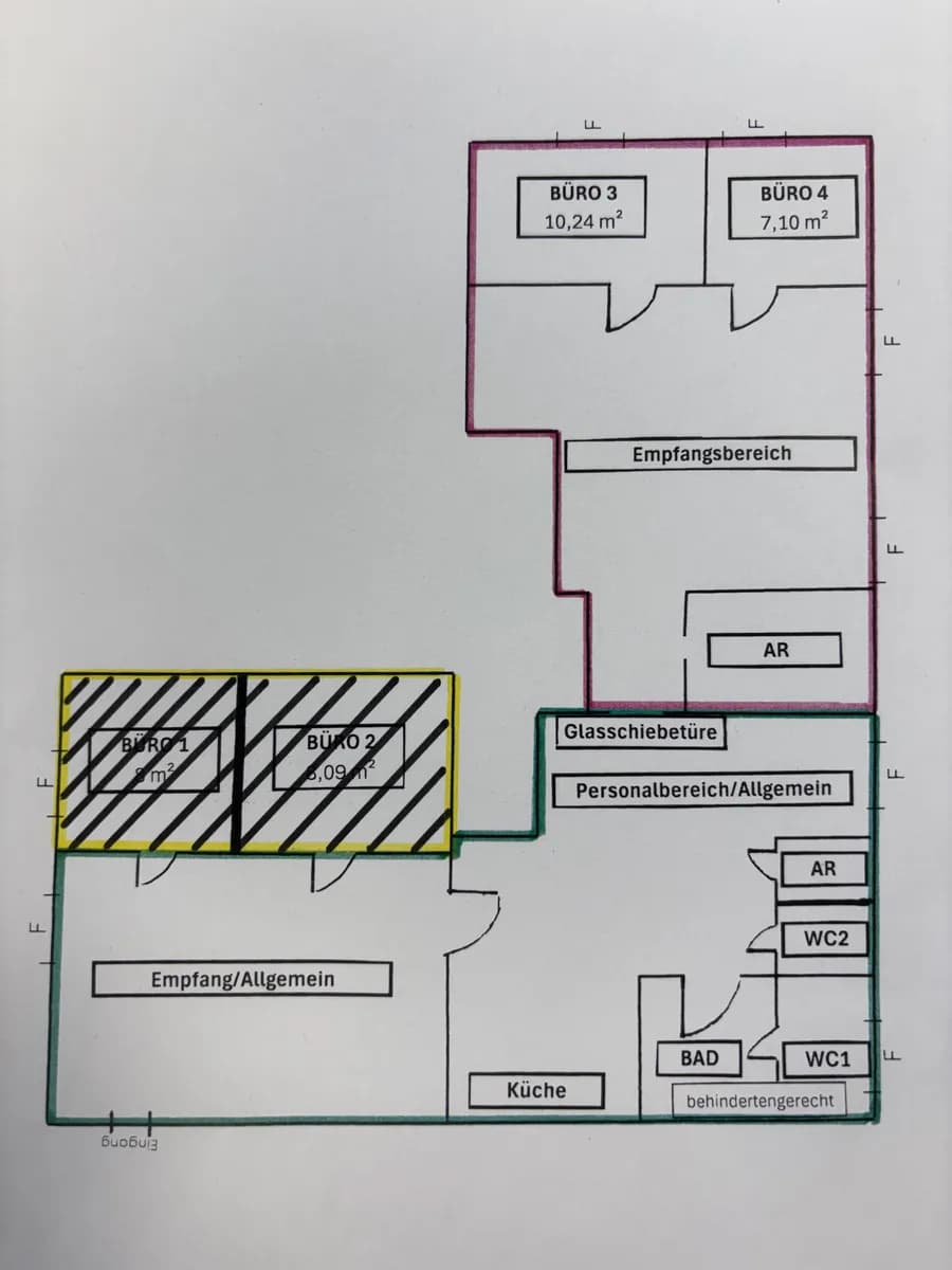 Gewerbeimmobilie mieten in Wels-Land – 63 m², € 1.574