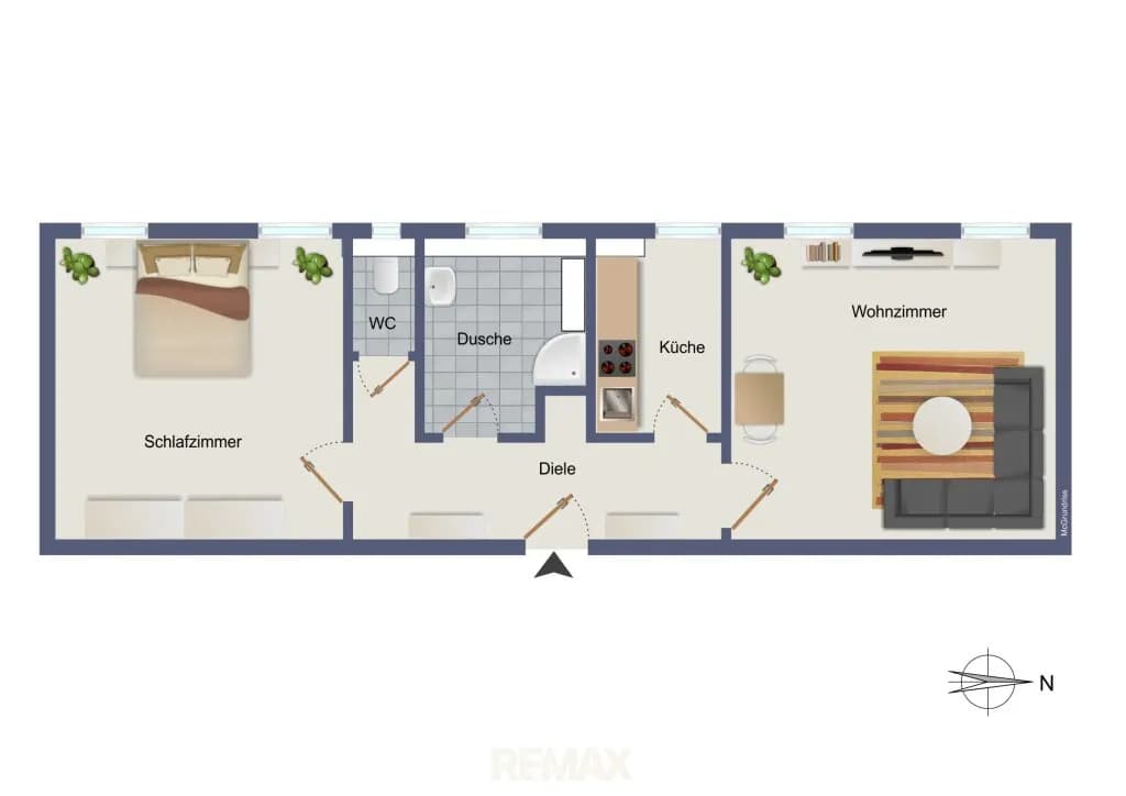 Wohnung mieten in Graz – 55 m², € 690 – Bild 9 von 9