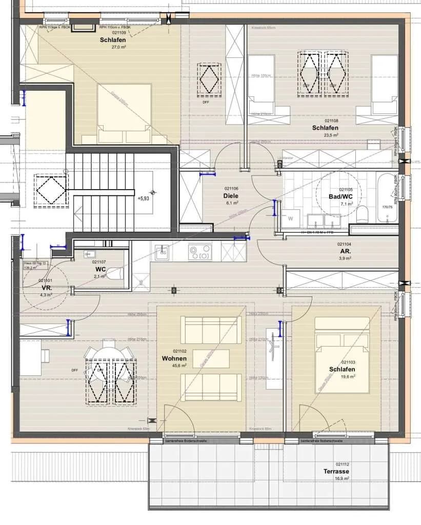 4-Zimmer-Wohnung mieten in Salzburg-Umgebung – 140 m², € 3.113 – Bild 17 von 17