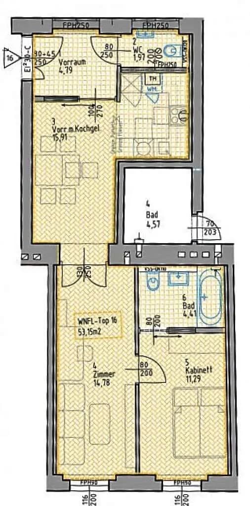2-Zimmer-Wohnung kaufen in Wien – 53,15 m², € 848.000 – Bild 12 von 12