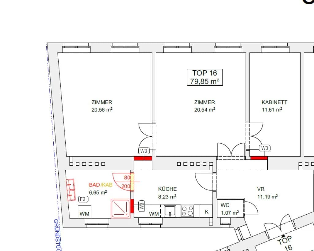 3-Zimmer-Wohnung kaufen in Wien – 79,85 m², € 669.000 – Bild 29 von 29