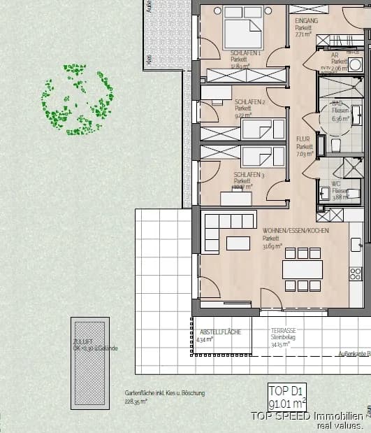 4-Zimmer-Wohnung kaufen in Liezen – 91,01 m², € 644.000 – Bild 8 von 8