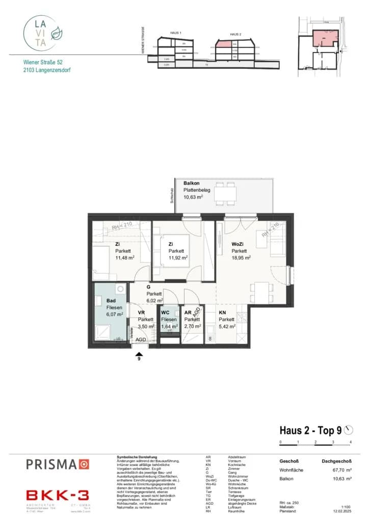3-Zimmer-Wohnung kaufen in Korneuburg – 67,7 m², € 420.891 – Bild 10 von 13