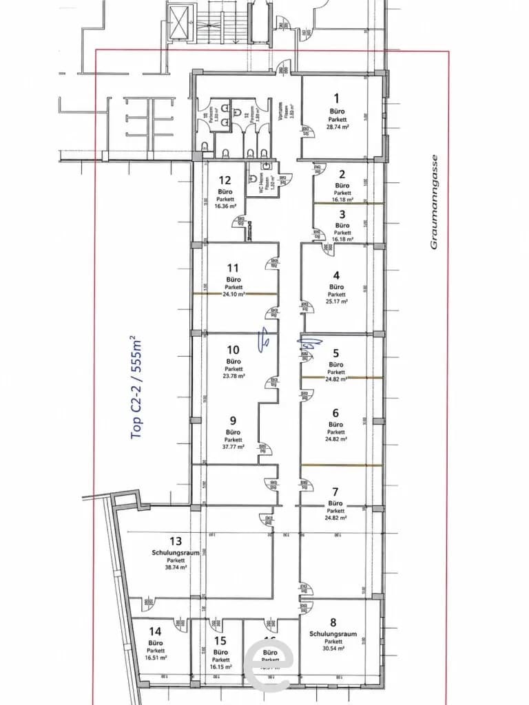 Gewerbeimmobilie mieten in Wien – 61 m², € 889 – Bild 24 von 27