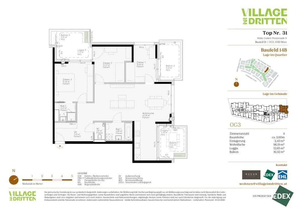 4-Zimmer-Wohnung kaufen in Wien – 96,23 m², € 719.000 – Bild 9 von 9