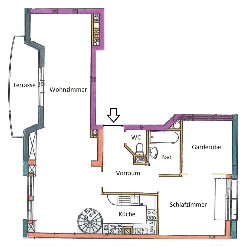 3-Zimmer-Wohnung mieten in Wien – 106,21 m², € 1.806 – Bild 12 von 13