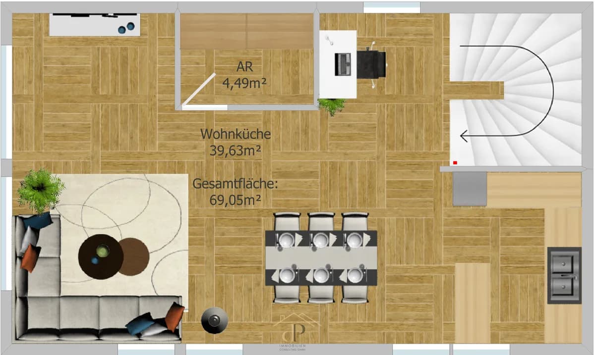 2-Zimmer-Wohnung mieten in Graz – 69,05 m², € 962 – Bild 10 von 10