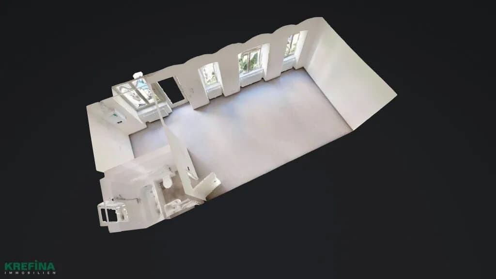 1-Zimmer-Gewerbeimmobilie mieten in Wien – 48 m², € 435 – Bild 2 von 6