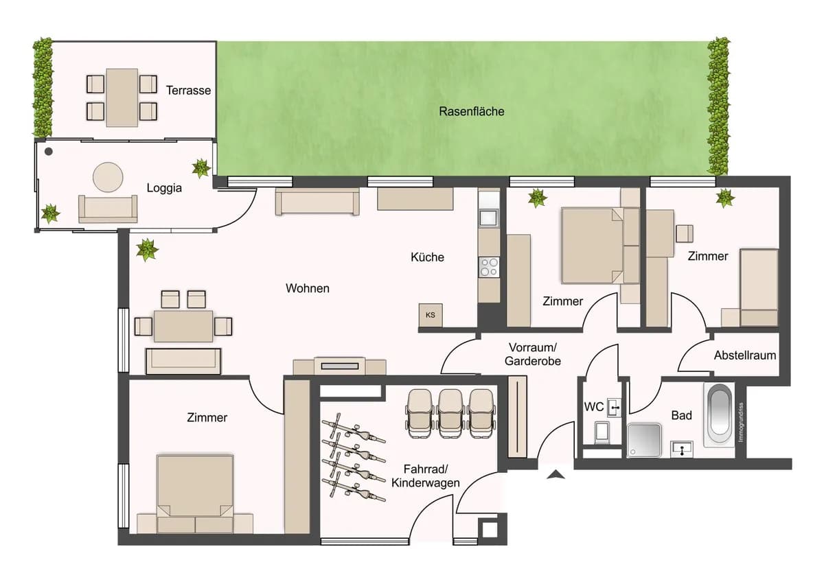 4-Zimmer-Wohnung kaufen in Bregenz – 101 m², € 599.000 – Bild 20 von 21