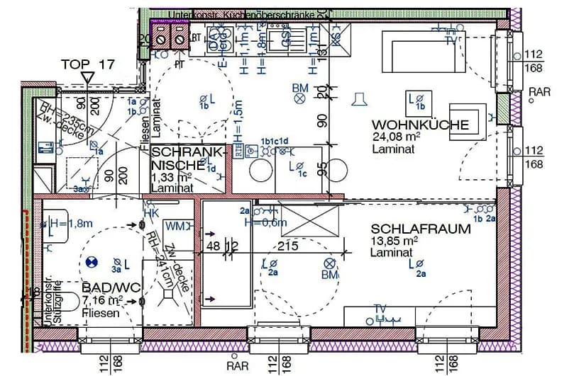Wohnung mieten in Amstetten – 46,42 m², € 786 – Bild 4 von 11