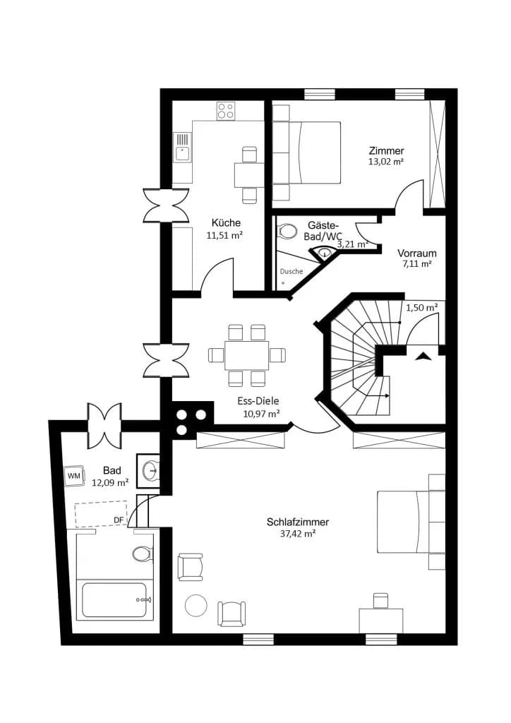 4-Zimmer-Wohnung kaufen in Salzburg Stadt – 143 m², € 750.000 – Bild 7 von 8
