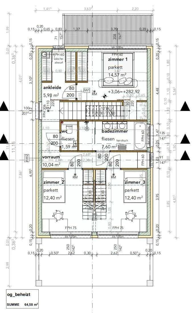 6-Zimmer-Haus kaufen in Wiener Neustadt Land – 167 m², € 684.880 – Bild 7 von 10