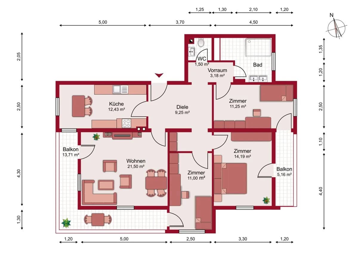 4-Zimmer-Wohnung kaufen in Kufstein – 94,4 m², € 535.000 – Bild 17 von 17