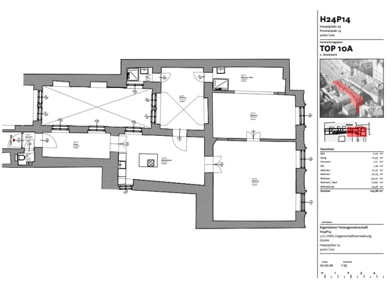 3-Zimmer-Wohnung mieten in Linz – 129,86 m², € 2.084 – Bild 12 von 12