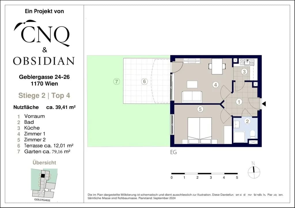 2-Zimmer-Wohnung kaufen in Wien – 39,41 m², € 239.000 – Bild 2 von 39