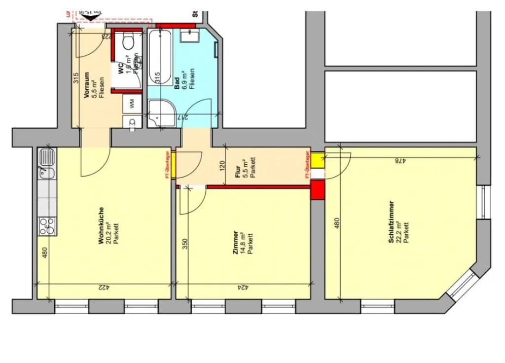 3-Zimmer-Wohnung kaufen in Wien – 76 m², € 338.899 – Bild 17 von 17