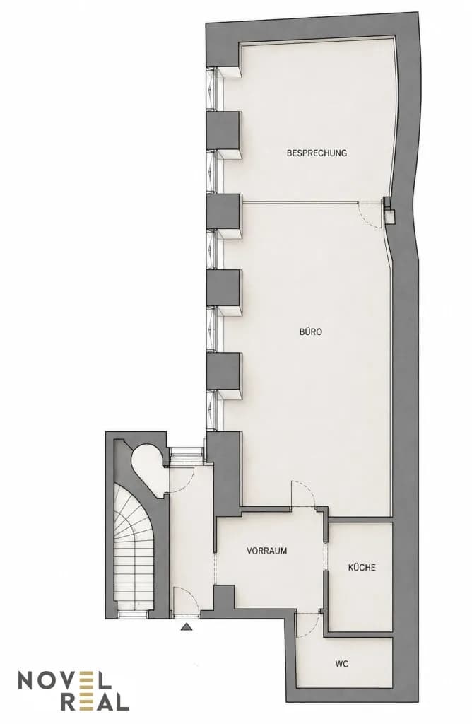 1-Zimmer-Gewerbeimmobilie mieten in Wien – 95 m², € 1.794 – Bild 7 von 7