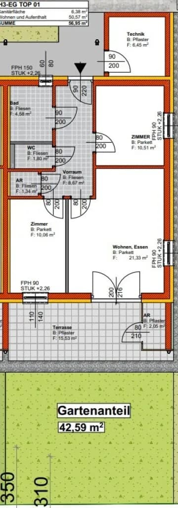 Immobilie kaufen in Leibnitz – 58,29 m², € 168.643 – Bild 16 von 18