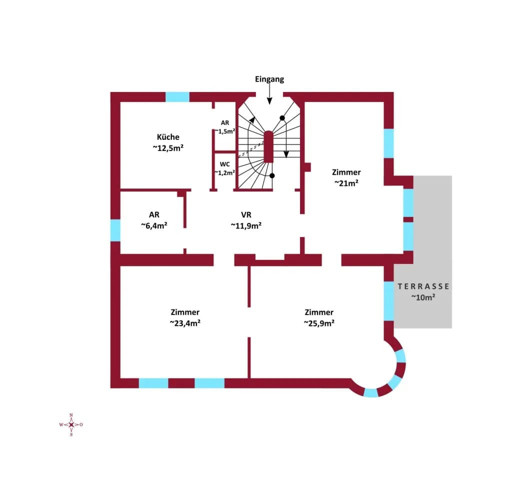 8-Zimmer-Haus kaufen in Baden – 209 m², € 1.190.000 – Bild 21 von 23