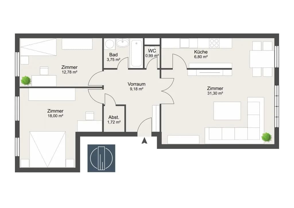 3-Zimmer-Wohnung kaufen in Wien – 84,39 m², € 349.000 – Bild 24 von 24
