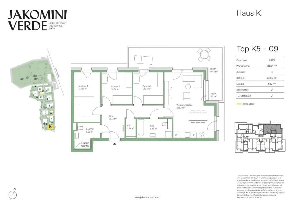4-Zimmer-Wohnung kaufen in Graz – 89 m², € 459.000 – Bild 18 von 18