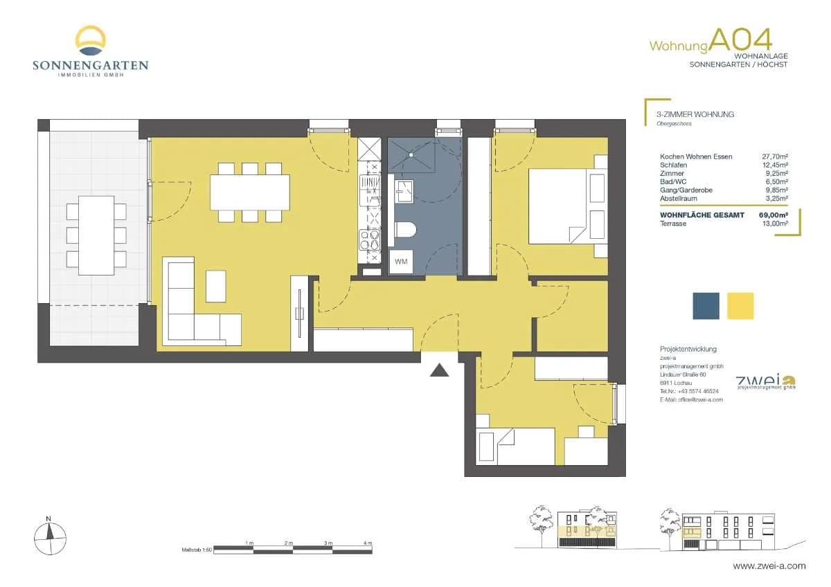 3-Zimmer-Wohnung kaufen in Bregenz – 70,01 m², € 505.000 – Bild 2 von 14
