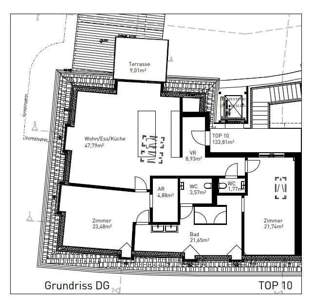 3-Zimmer-Wohnung mieten in Wien – 133,81 m², € 4.325 – Bild 6 von 7