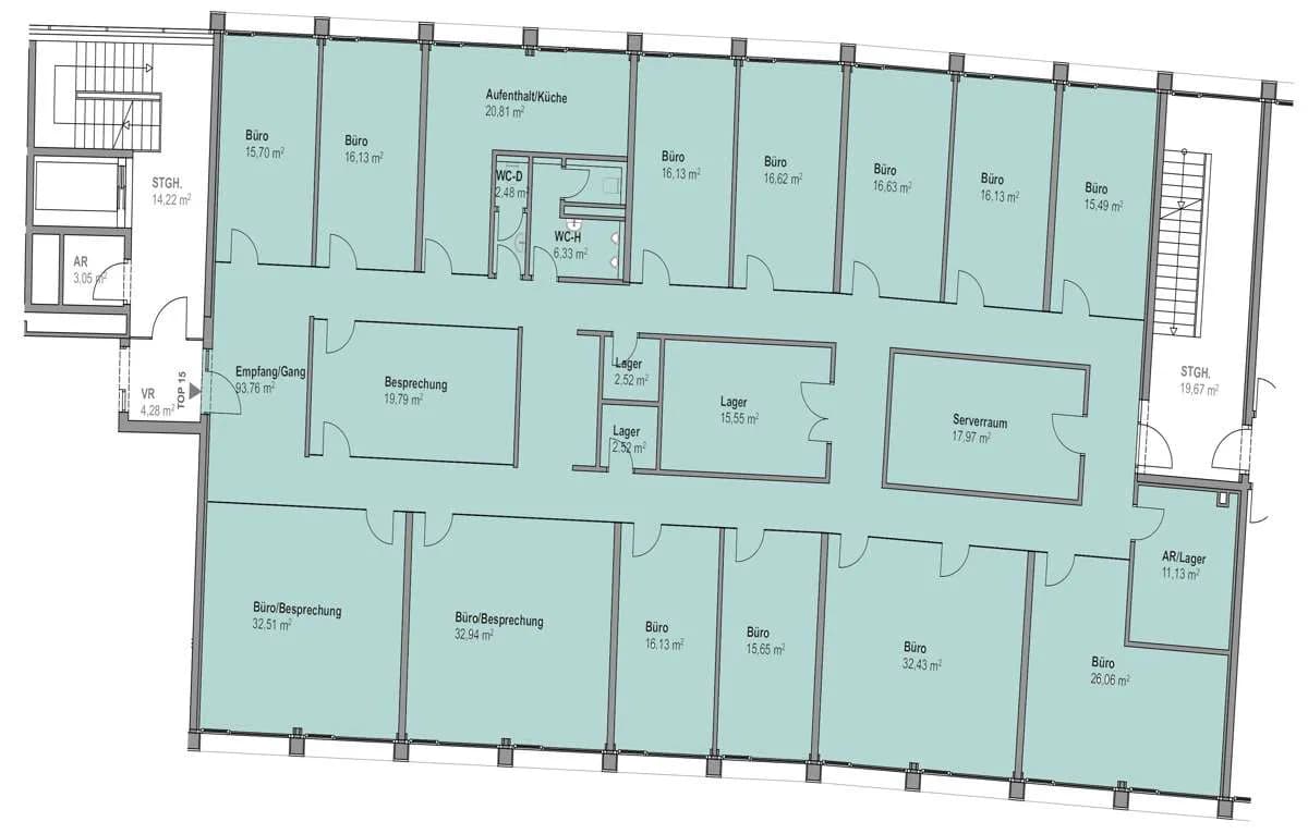 Gewerbeimmobilie mieten in Salzburg-Umgebung – 461 m², € 7.609 – Bild 6 von 6