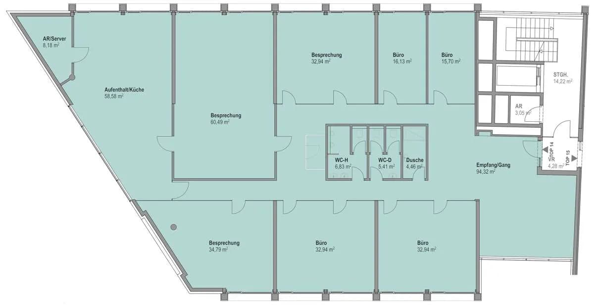Gewerbeimmobilie mieten in Salzburg-Umgebung – 404 m², € 6.657 – Bild 6 von 6