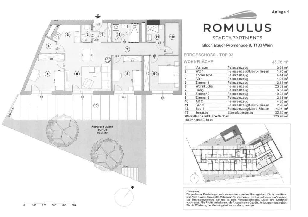 3-Zimmer-Wohnung mieten in Wien – 88,76 m², € 1.999 – Bild 29 von 29