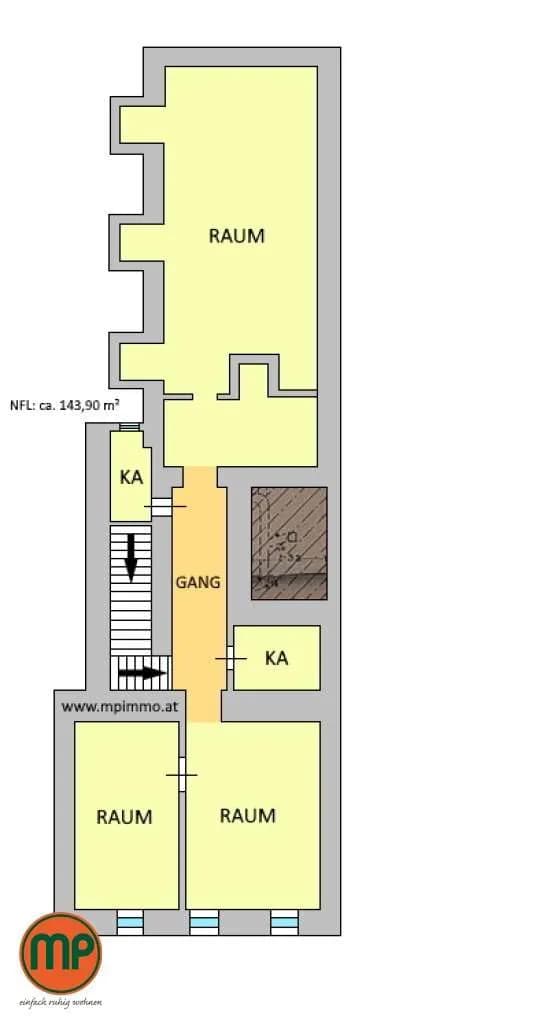 3-Zimmer-Gewerbeimmobilie mieten in Wien – 144 m², € 499 – Bild 13 von 17