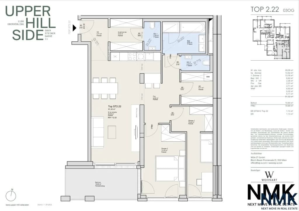 3-Zimmer-Wohnung kaufen in Wien – 91 m², € 899.000 – Bild 16 von 16