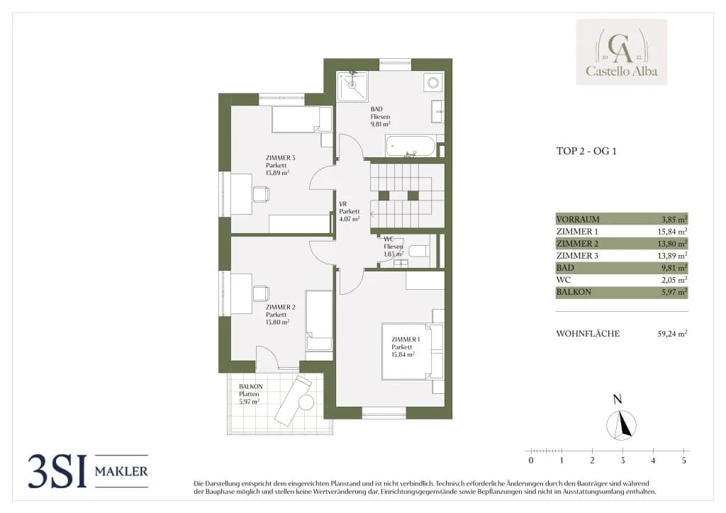 5-Zimmer-Haus kaufen in Wien – 152,03 m², € 799.000 – Bild 15 von 17
