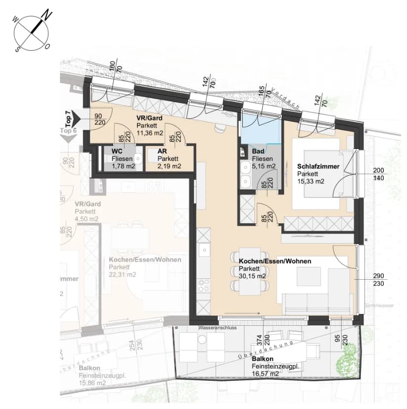 2-Zimmer-Wohnung kaufen in Mödling – 65 m², € 516.800 – Bild 9 von 9