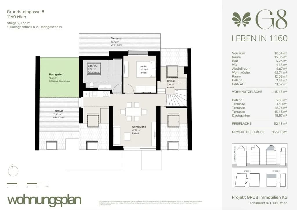 3-Zimmer-Wohnung kaufen in Wien – 113,48 m², € 1.111.000 – Bild 11 von 11