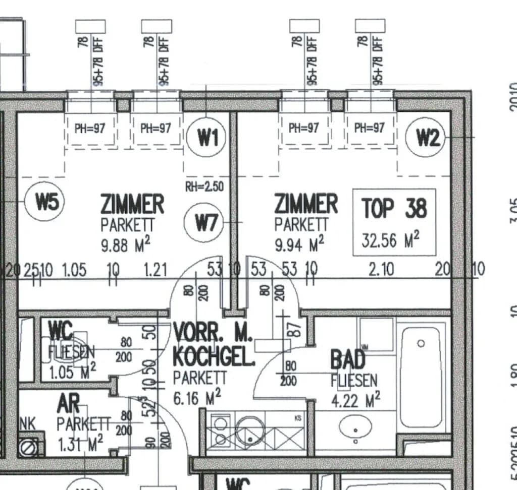 2-Zimmer-Wohnung kaufen in Wien – 32,56 m², € 165.000 – Bild 22 von 24