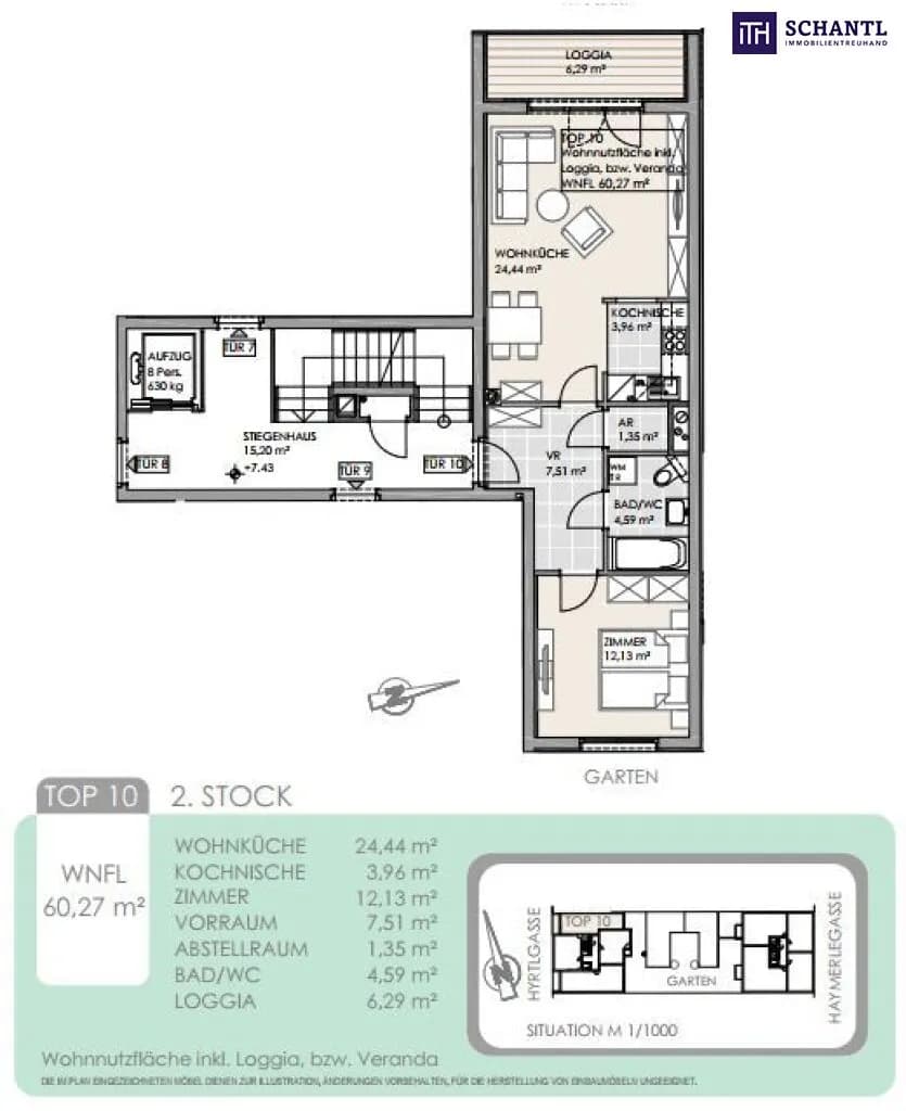 2-Zimmer-Wohnung kaufen in Wien – 60,27 m², € 345.000 – Bild 26 von 26