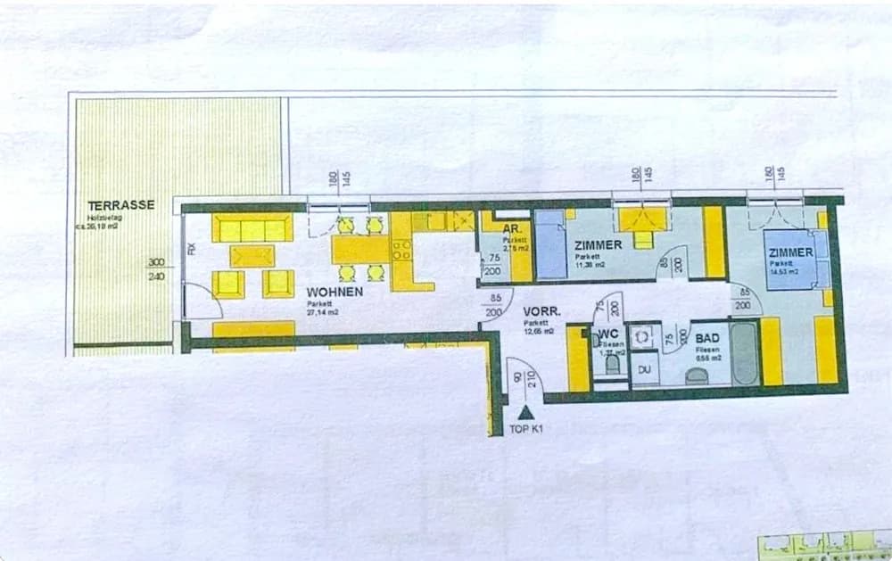 3-Zimmer-Wohnung mieten in Klagenfurt – 77 m², € 1.579 – Bild 15 von 15