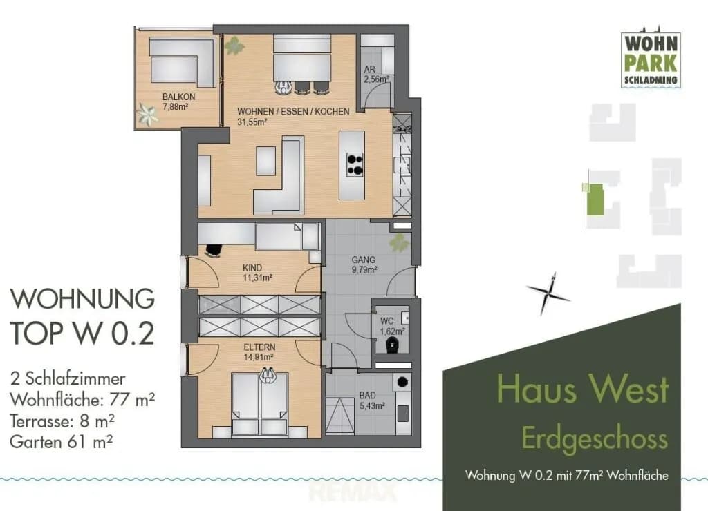 3-Zimmer-Wohnung kaufen in Liezen – 78 m², € 660.000 – Bild 10 von 16