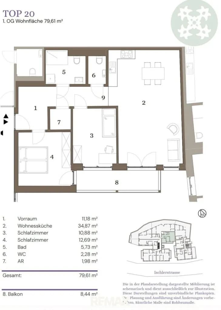 2-Zimmer-Wohnung kaufen in Liezen – 45 m², € 260.000 – Bild 12 von 13