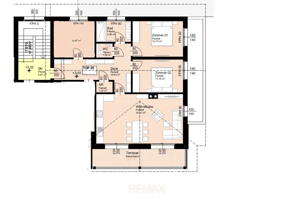 3-Zimmer-Wohnung kaufen in Liezen – 88 m², € 425.000 – Bild 6 von 6