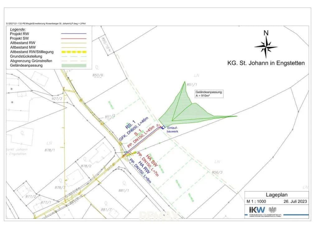 Grundstück kaufen in Amstetten – 860 m², € 77.400 – Bild 4 von 5