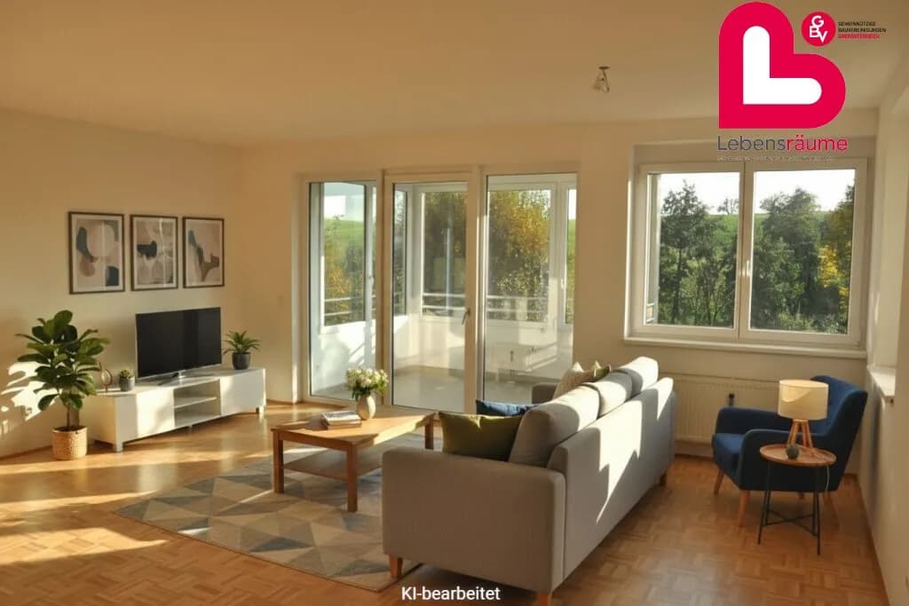 3-Zimmer-Wohnung mieten in Rohrbach – 87,4 m², € 821 – Bild 2 von 12