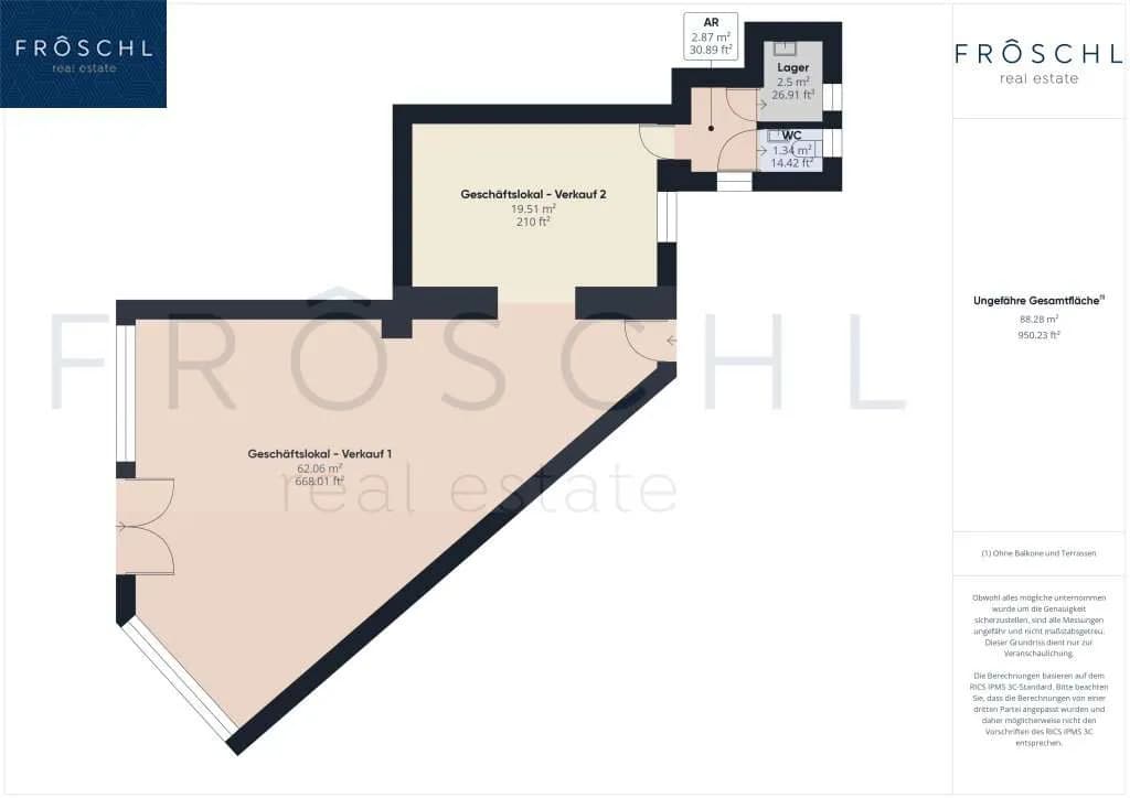2-Zimmer-Gewerbeimmobilie kaufen in Neunkirchen – 95 m², € 123.318 – Bild 10 von 15