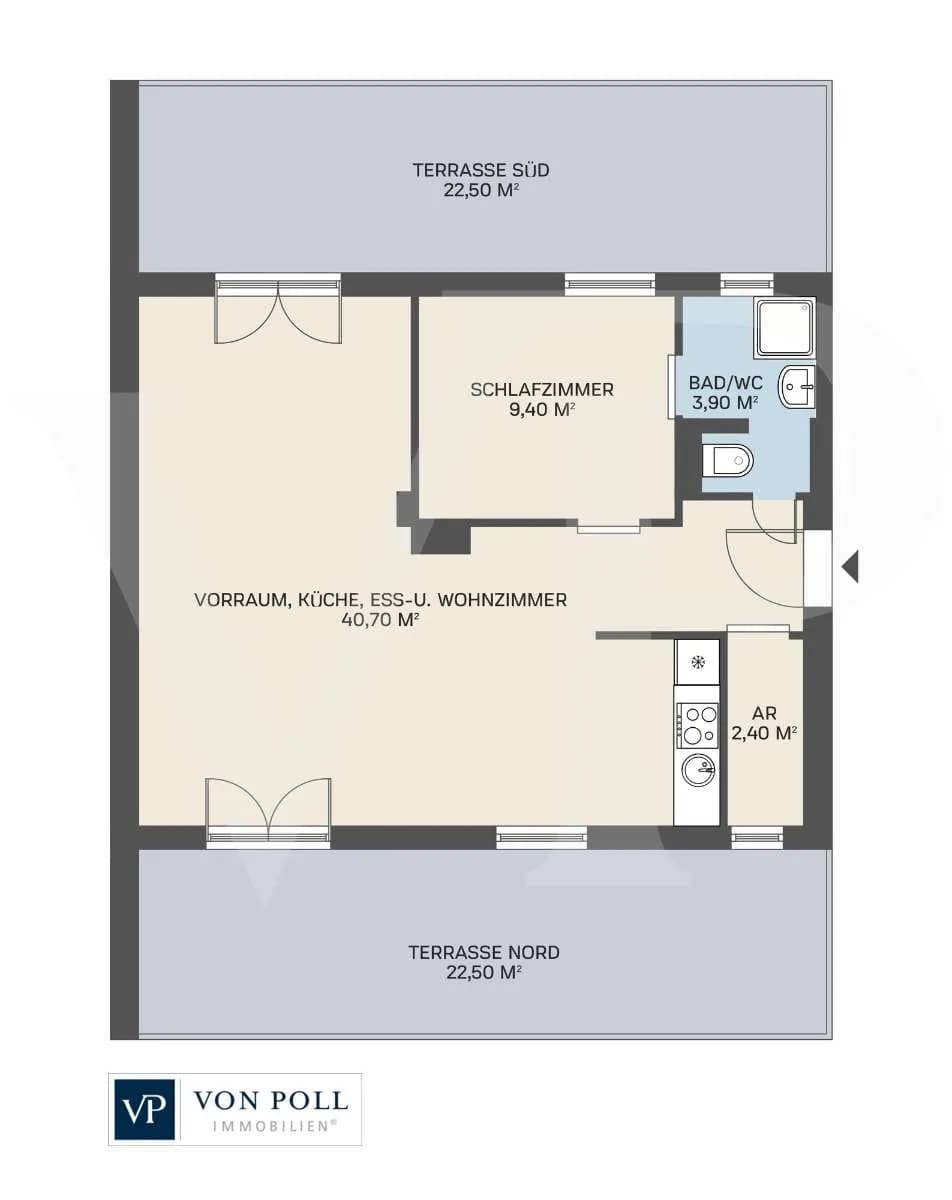 2-Zimmer-Wohnung kaufen in Wien – 70 m², € 495.000 – Bild 11 von 11
