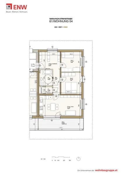 3-Zimmer-Wohnung mieten in Graz – 73,35 m², € 844 – Bild 3 von 3