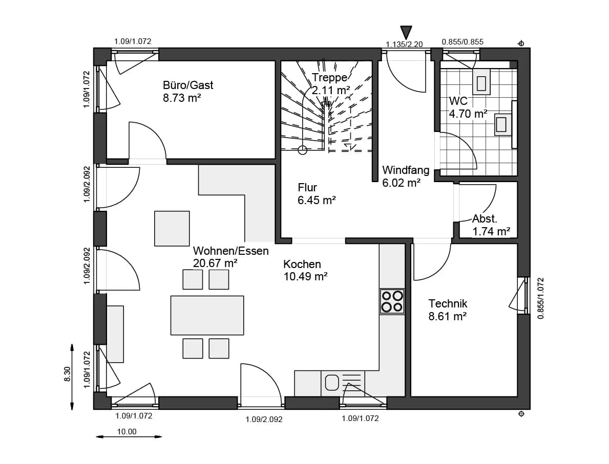 4-Zimmer-Haus kaufen in Wiener Neustadt – 140 m², € 538.201 – Bild 2 von 5